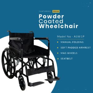 wheel chair (chrome plated)